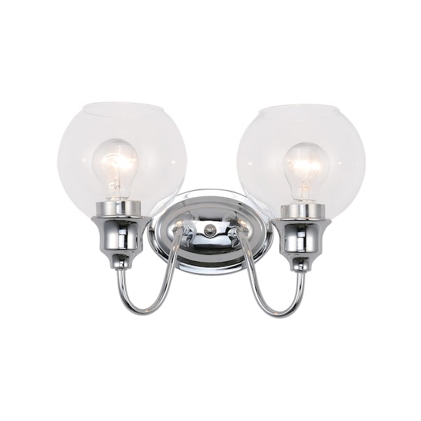 Maxim Lighting Ballord 2-Light 14" Wide Polished Chrome Vanity Light 1112CLPC - main